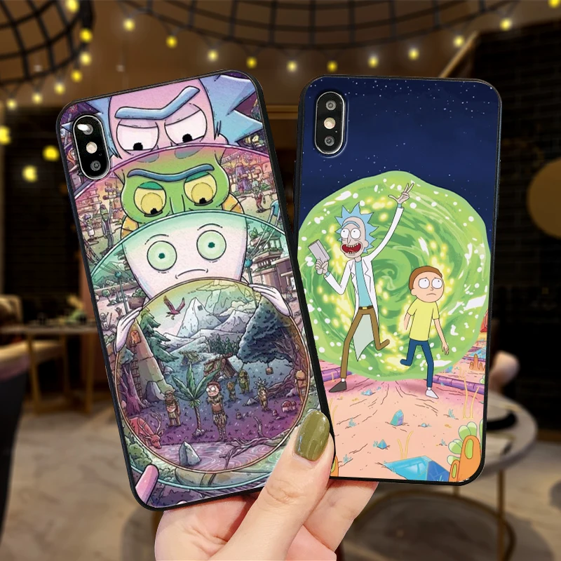 Для Xiaomi Redmi Pro 6 Note 5, 6, 8, K20 Pro 7 Note 4X 5A 16G 32G 7 GO 7A K20 силиконовый чехол для телефона с принтом Рик и Морти