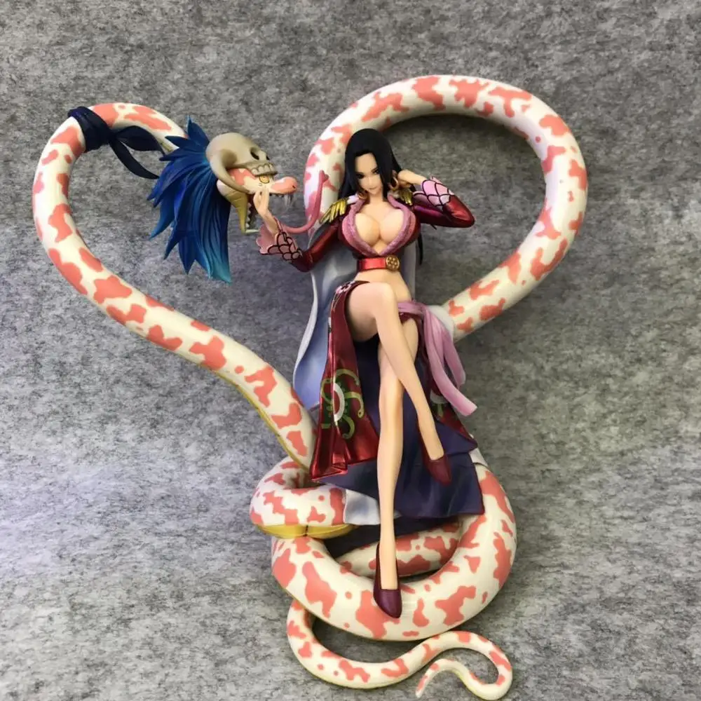 

Anime One Piece Sexy Figure Portrait of Pirates Boa Hancock with Snake PVC Action Figure Collectible Model Adult Toys Doll Gifts