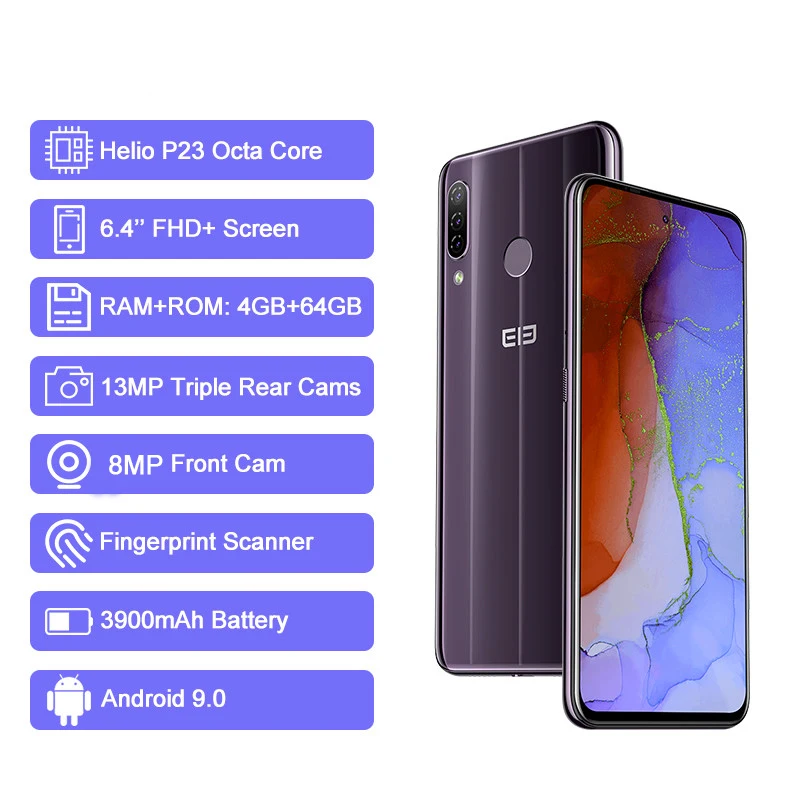 ELEPHONE A7H смартфон на Android восемь ядер экран 6 4 дюйма Гб + 64 ГБ | Мобильные телефоны и