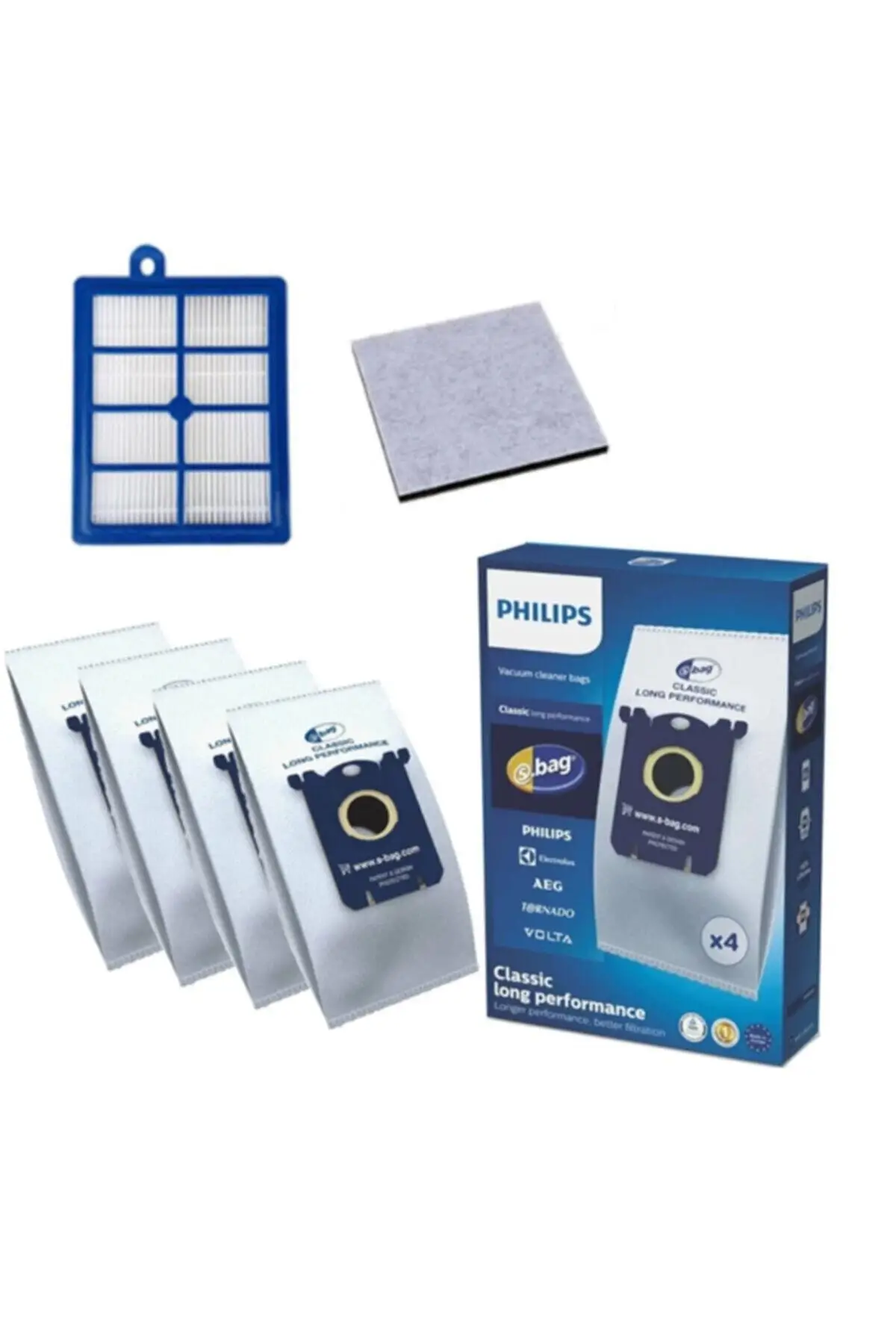 

MHK Parts Philips Fc 9194 Dust Bag And Hepa Filter Set