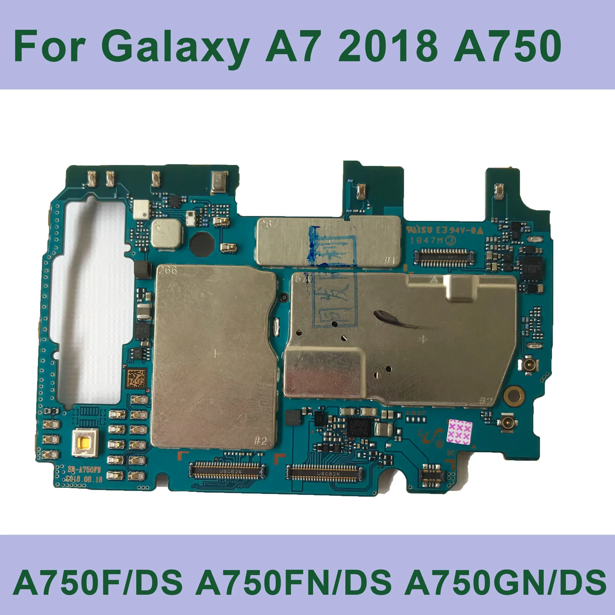 Материнская плата для Samsung Galaxy A7 2018 A750F A750G A750F/DS 64 ГБ 128 | Мобильные телефоны и