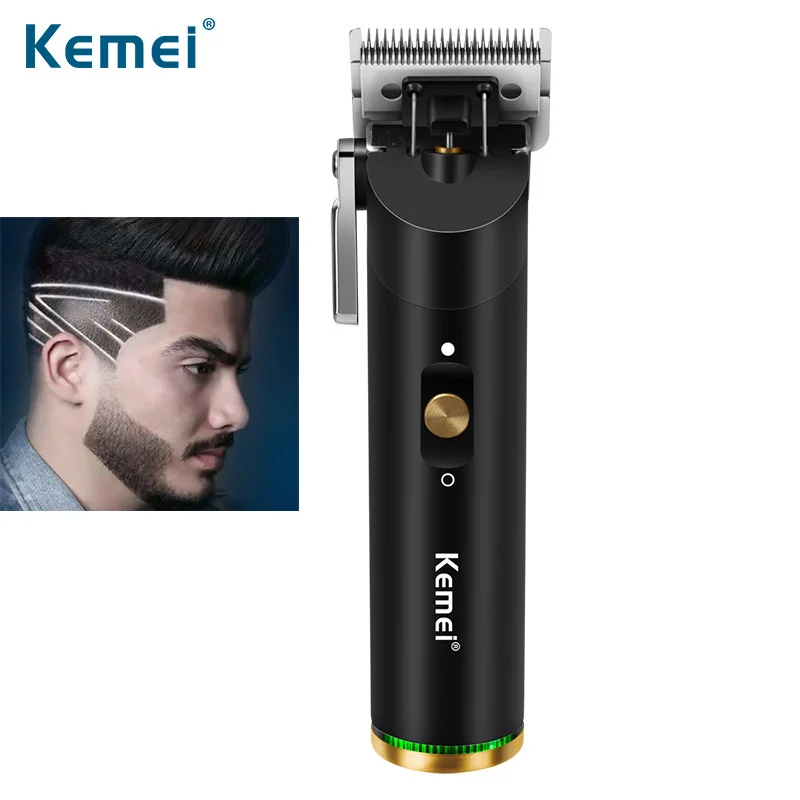Kemei KM 1892 Беспроводная профессиональная выцветающая машинка для стрижки волос