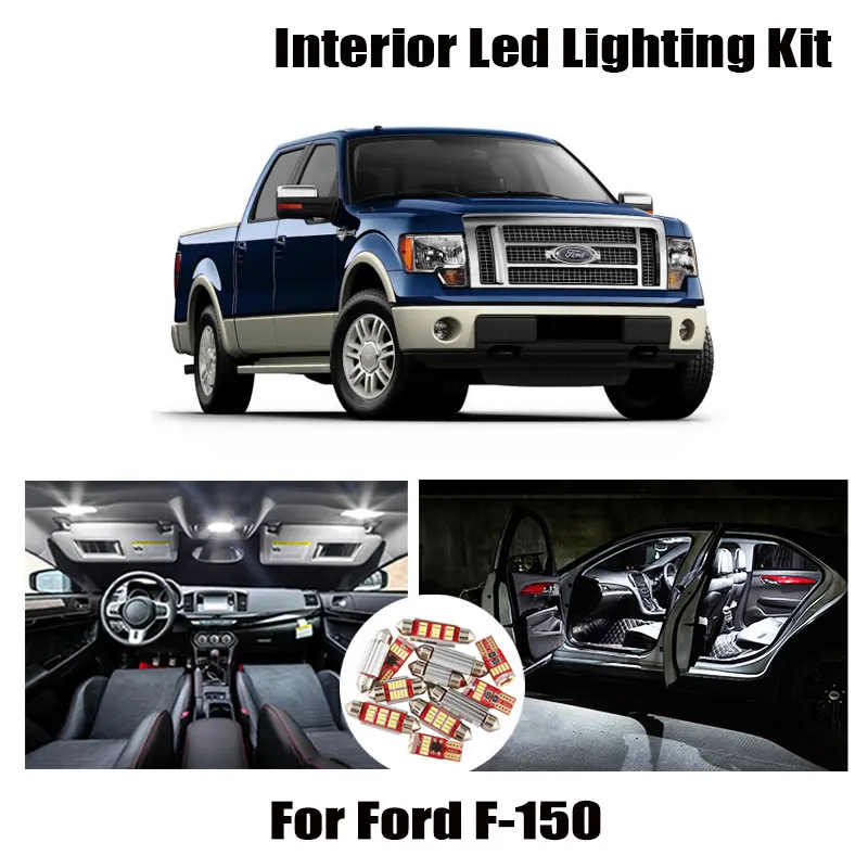 Canbus LED Interior Map Dome Trunk Light For Ford F-150 F150 1992-2020 Vehicle Car Lighting Accessories Reading Ceiling Lamp