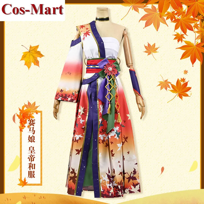 

Cos-Mart Game Umamusume: Pretty Derby Symboli Rudolf Cosplay Costume Printed Kimono Uniform Activity Party Role Play Clothing