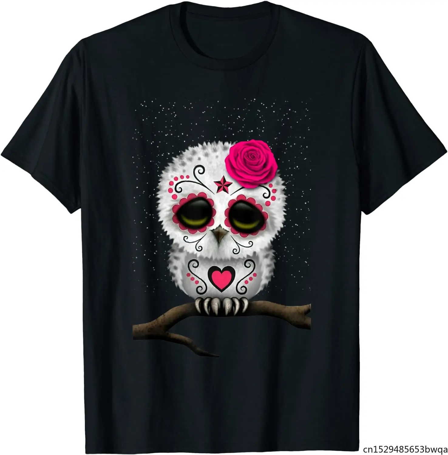 

Dead Sugar Skull Owl - Day of The Dead - Happy Halloween T-Shirt