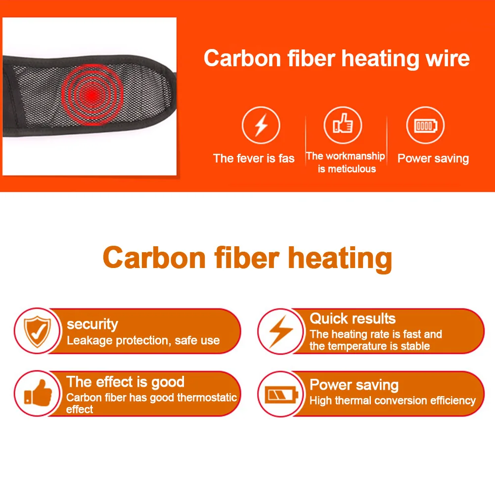 

Men Women Electric Comfortable Wrist Wrap Heating Pad Multifunction Portable USB Charging Heated Brace Hand Warmed Pain Relief