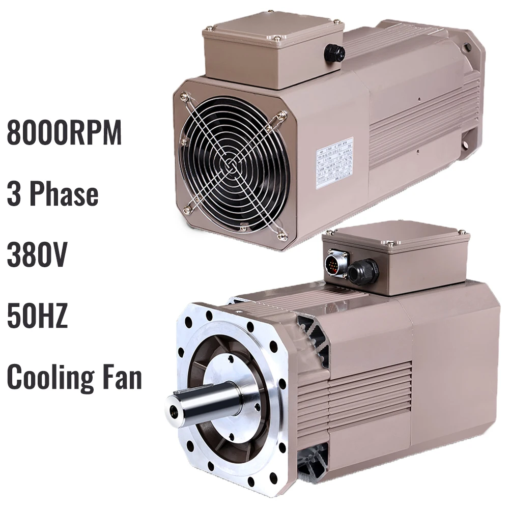 7.5KW высокое Скорость 8000 об/мин C серво шпиндель мотор драйвер комплект 10HP 47.7Nm 6800Oz in