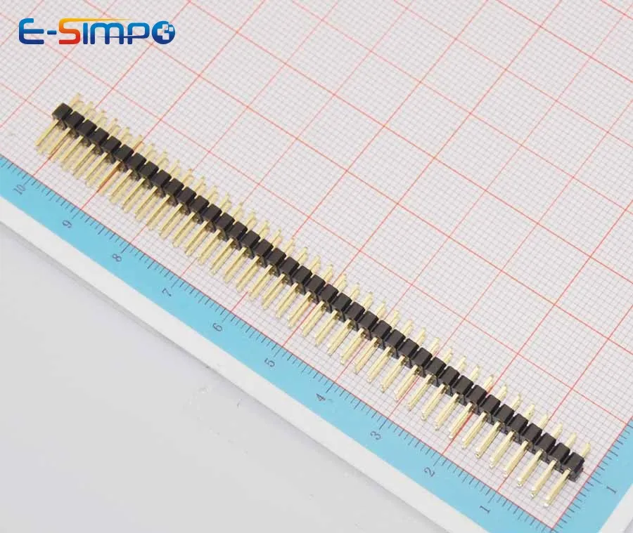30 шт. 2 54 мм 2x40P двойной ряд PCB заголовок прямой по ограничению на использование