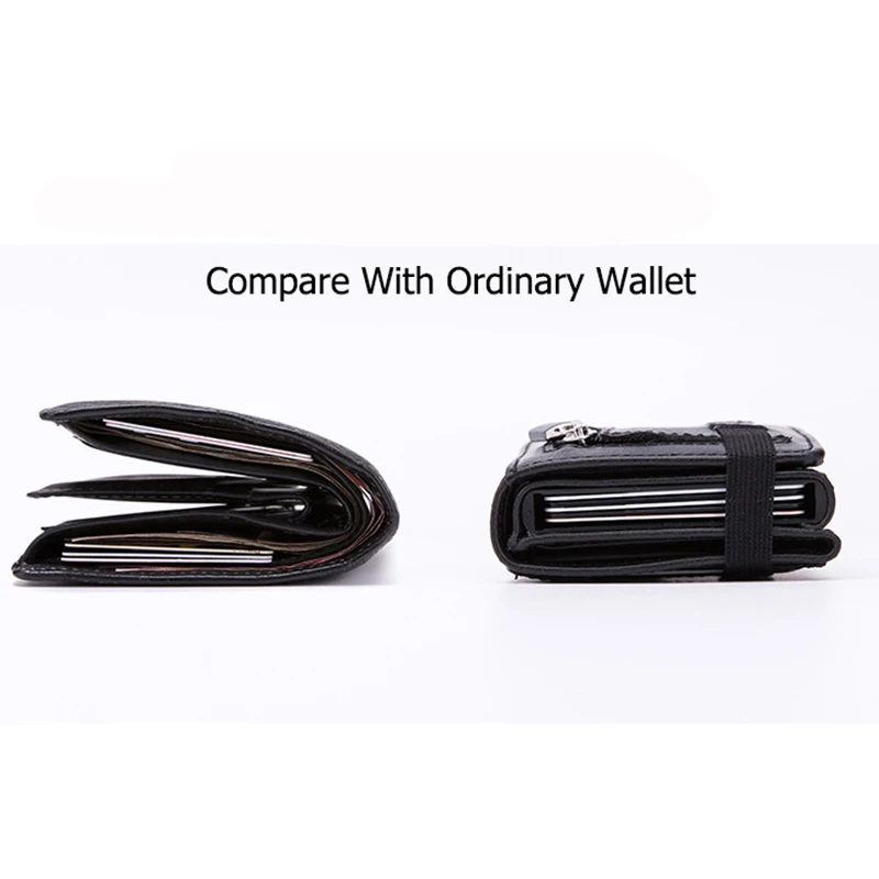 BISI GORO защитный бумажник из искусственной кожи многофункциональный мужской клатч