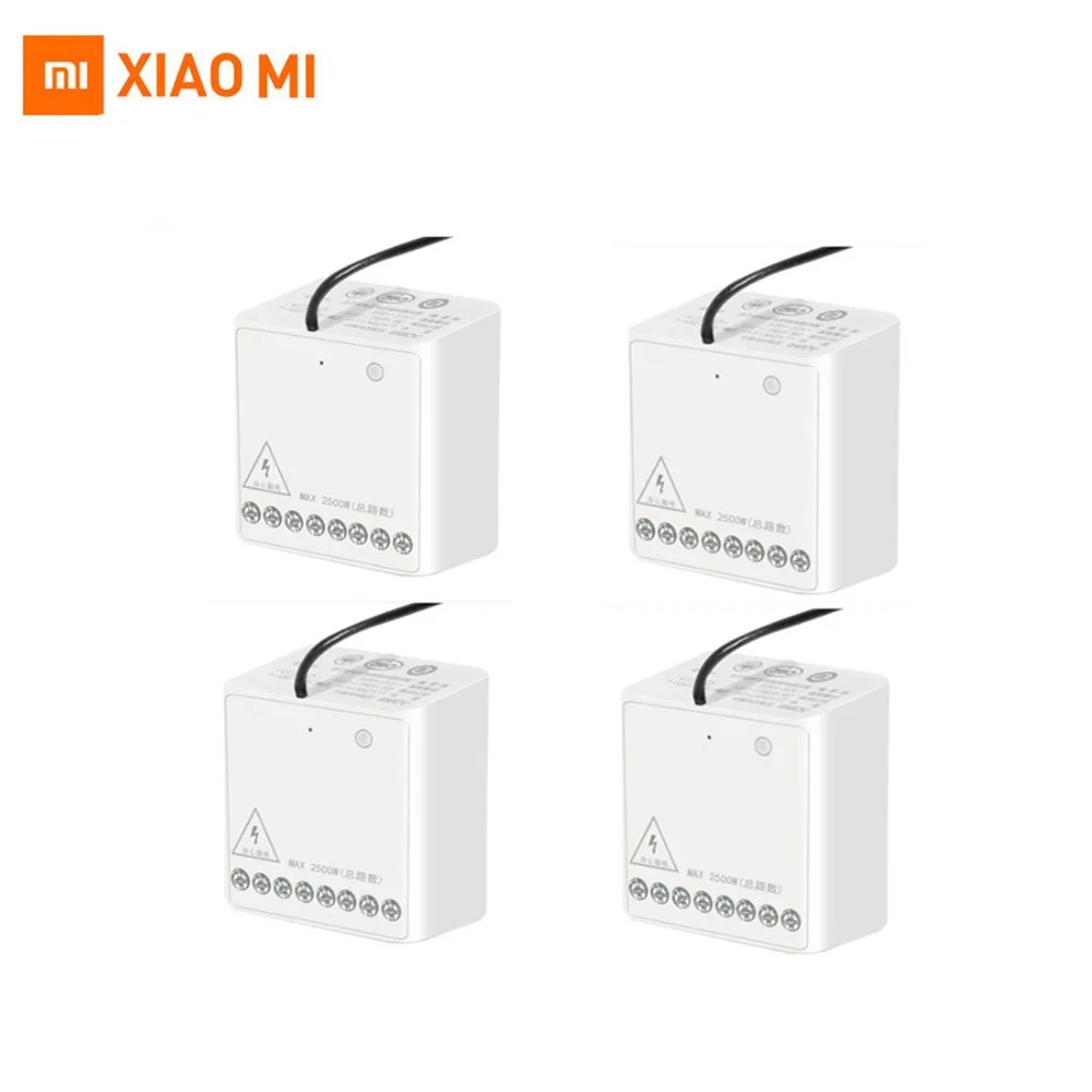 Двухполосный модуль Xiaomi Aqara беспроводной контроллер реле умный таймер Zigbee 2