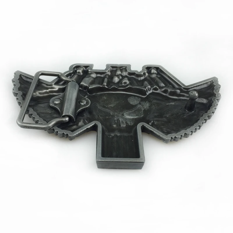 Винтажный череп серебряного цвета мужской ремень с пряжкой в стиле панк фильма 4