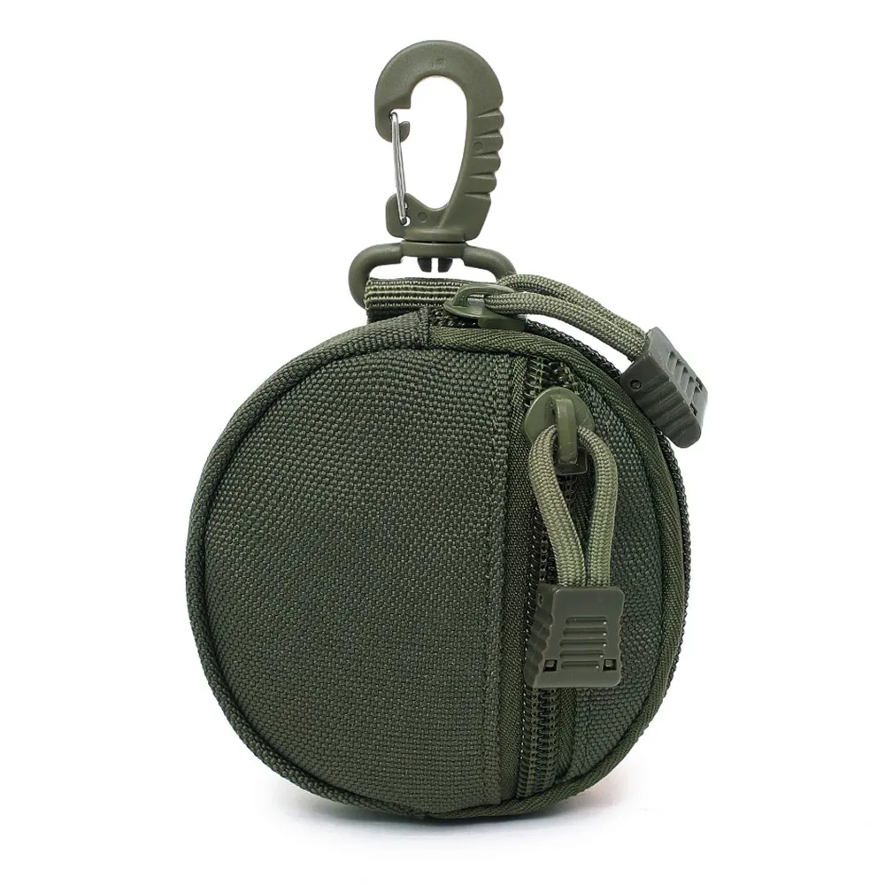 1-Green 1000D охотничий EDC пакет тактический Molle Функциональная сумка практичная монета кошелек военный ключ наушники чехол Кемпинг Туризм - Цвет: 1-Green