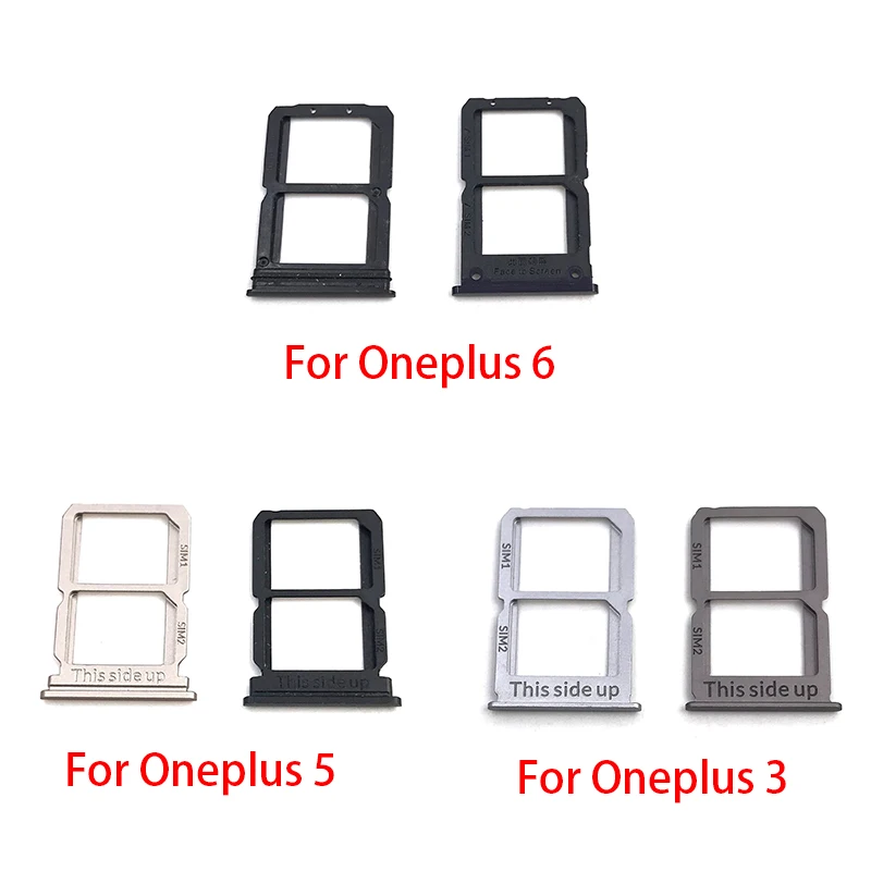 Лоток для sim-карт высокого качества для One Plus 5 A5000 5T A5010 6 A6000 6T A6010 7 Pro X 2 3 держатель sim-карты адаптер для sim-карты