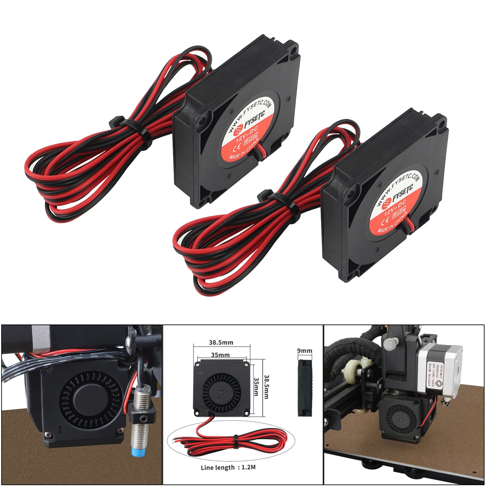 

Вентилятор охлаждения 4010, 12 В постоянного тока, 40 мм, для экструдера для 3D-принтера CR10