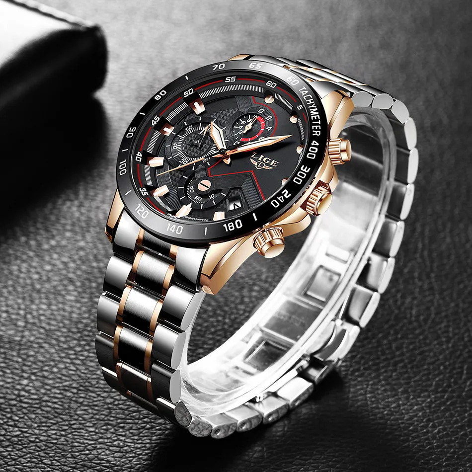 Montre Homme LIGE мужские s часы лучший бренд класса люкс военные спортивные часы мужские водонепроницаемые кварцевые наручные часы Relogio Masculino