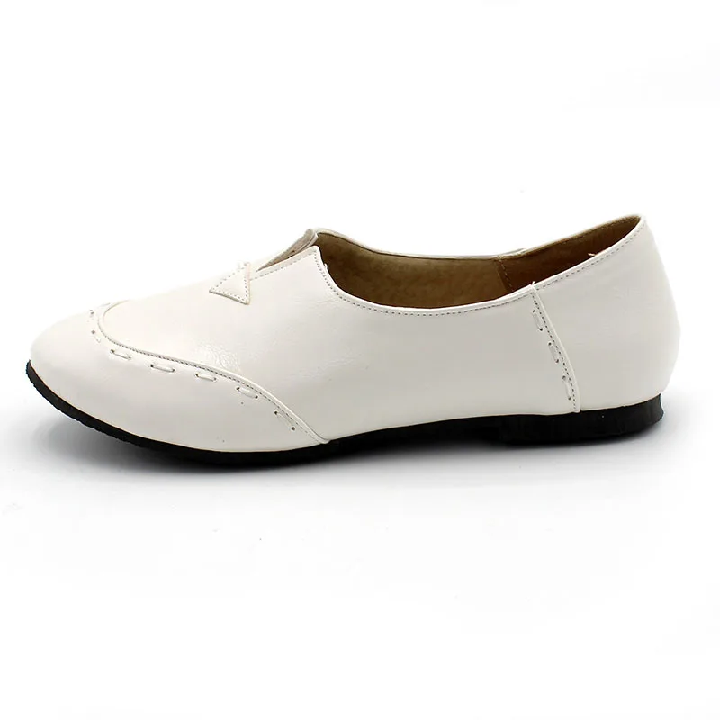 ANMAIRON Ballet Shoes Woman Most Popular Portable Casual Charming Flat For Women Flats Plus size 34-43 White | Обувь