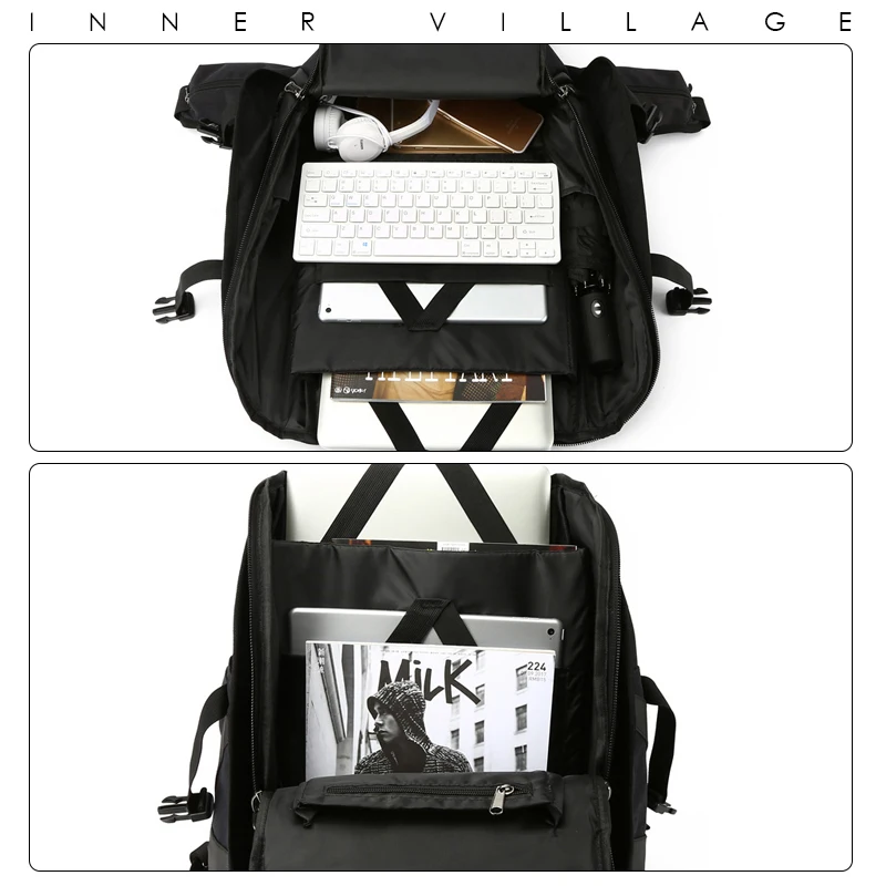 Мужской рюкзак для путешествий 2019 Большой Вместительный Горный 17 дюймов