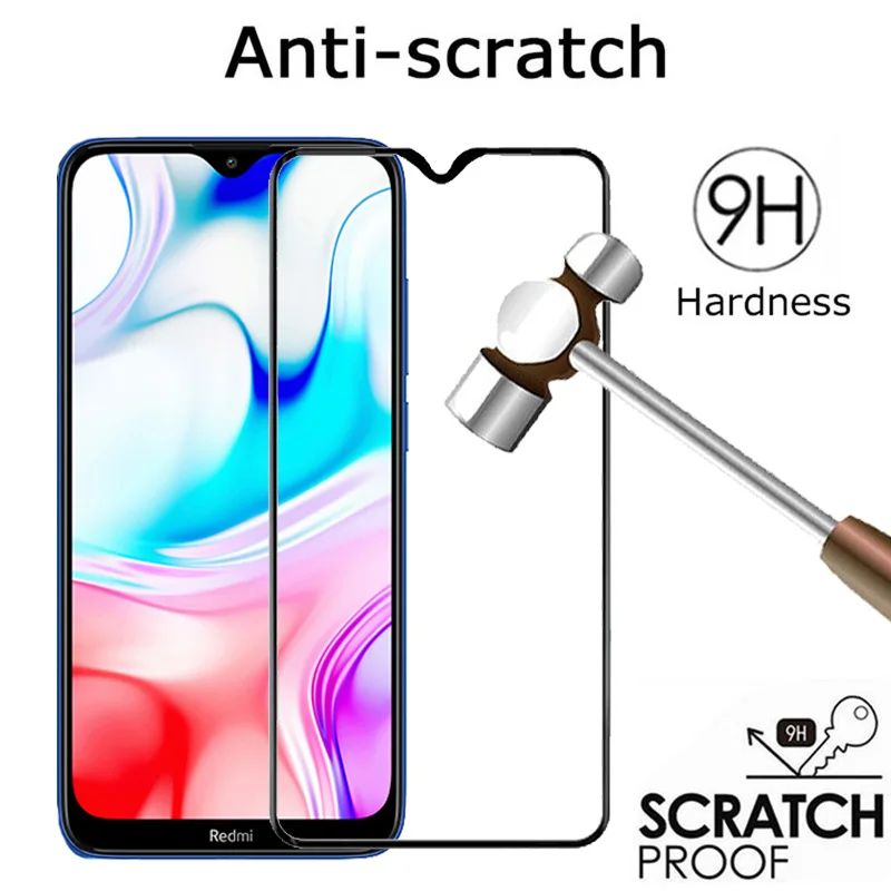 4-в-1 закаленное cтекло редми 9/9c Redmi-8 8 A Xiaomi 9A протектор объектива для ксиоми редми-8