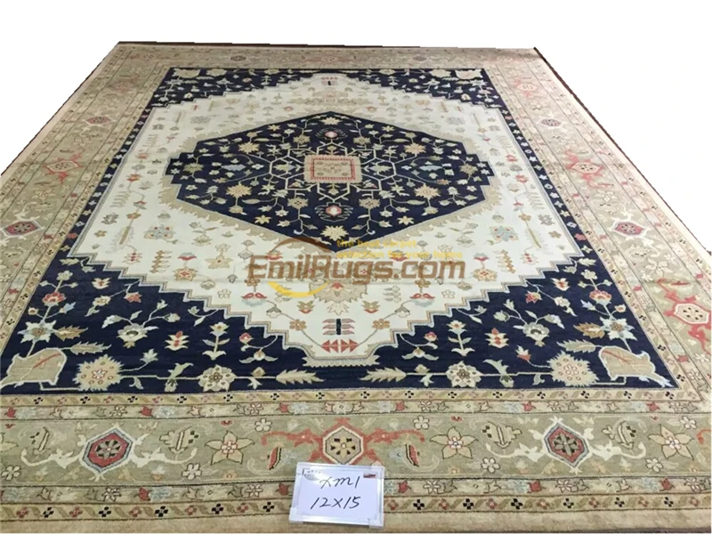 Kopen Originele Single Export Turkse Handgemaakte Tapijten Oushak Ozarks Zuivere Wol Tapijt