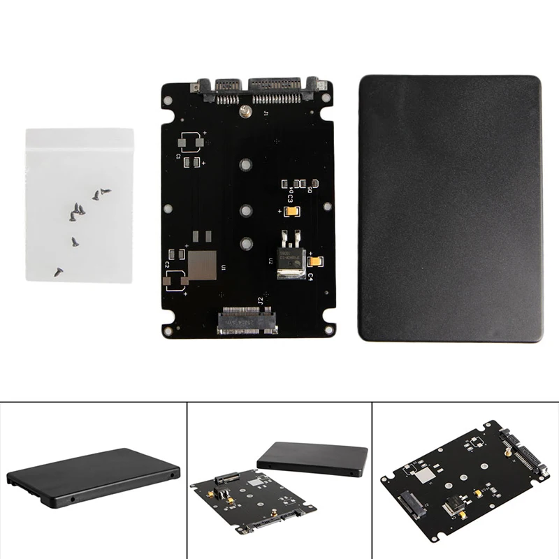 

B + M Key Socket 2 M.2 (SATA) SSD to 2,5 SATA адаптер карты с чехлом Новинка