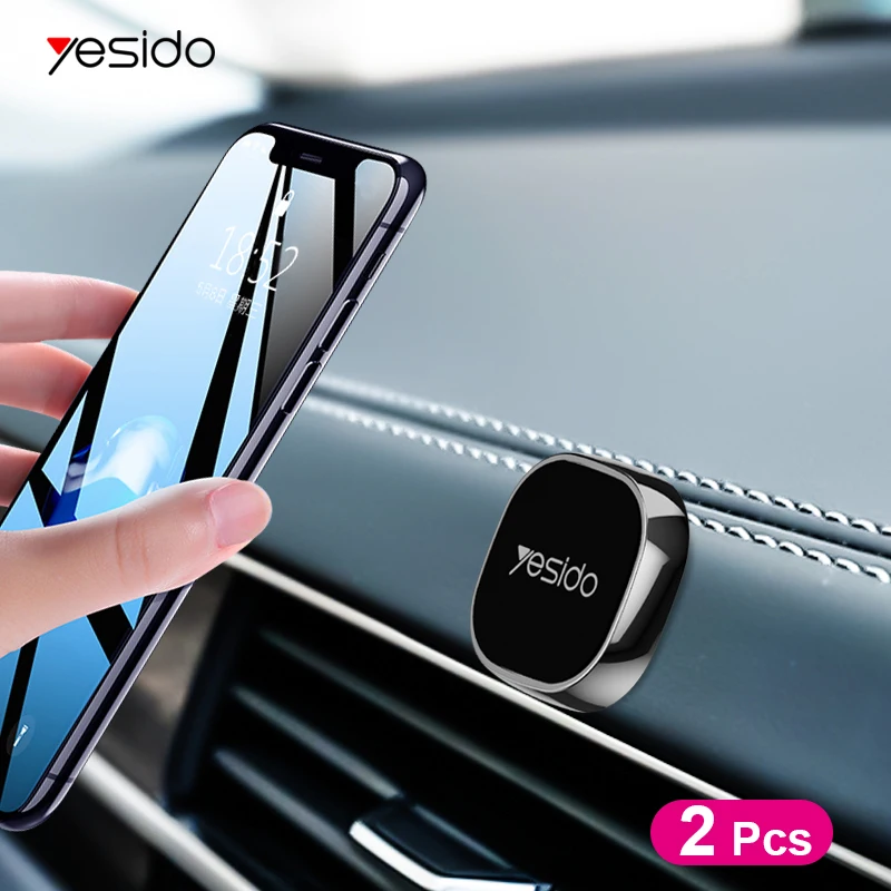 

Yesido C81 Magnetic Car Phone Holder For iPhone X Samsung Xiaomi Metal Round Magnet Stand GPS Car Mount Dashboard Phone Stand