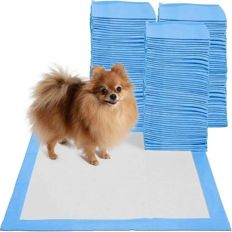 

20pcs 33*45cm Super Absorbent Pee Pads Disposable Healthy Nappy Mat For Cat Dog Diapers Cage Mats Pets Training Diaper Supplies