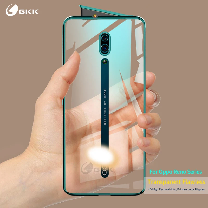 Оригинальный тонкий чехол GKK для OPPO Reno 10X Zoom с полной защитой прозрачное покрытие