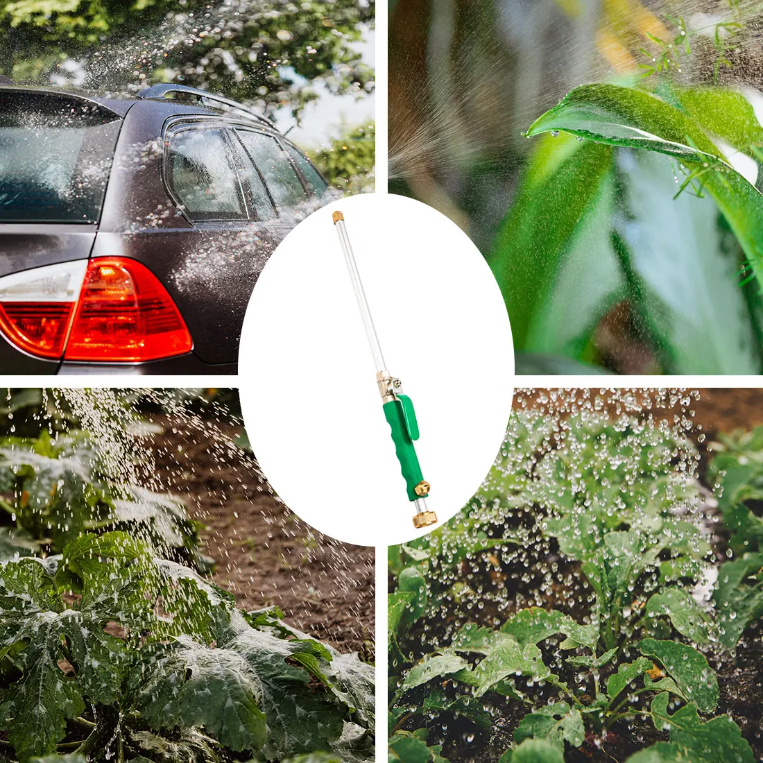 

Car High Pressure Water Gun 46cm Jet Garden Washer Hose Wand Nozzle Sprayer Watering Spray Sprinkler Cleaning Tool Water Gun