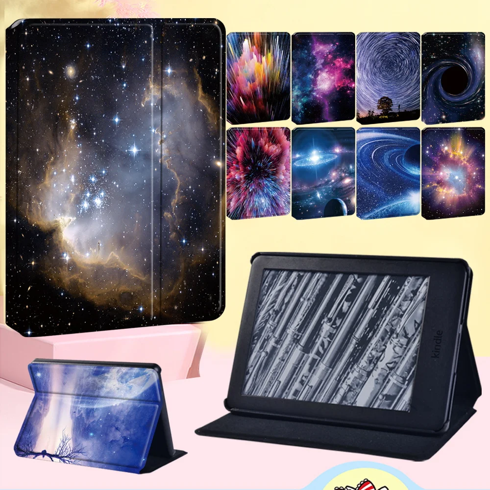 

Tablet Cover Case for Amazon Kindle EReader Kindle (8th Gen/10th Gen)/Paperwhite 1 2 3 4 Anti-fall Flip Space Series Tablet Case