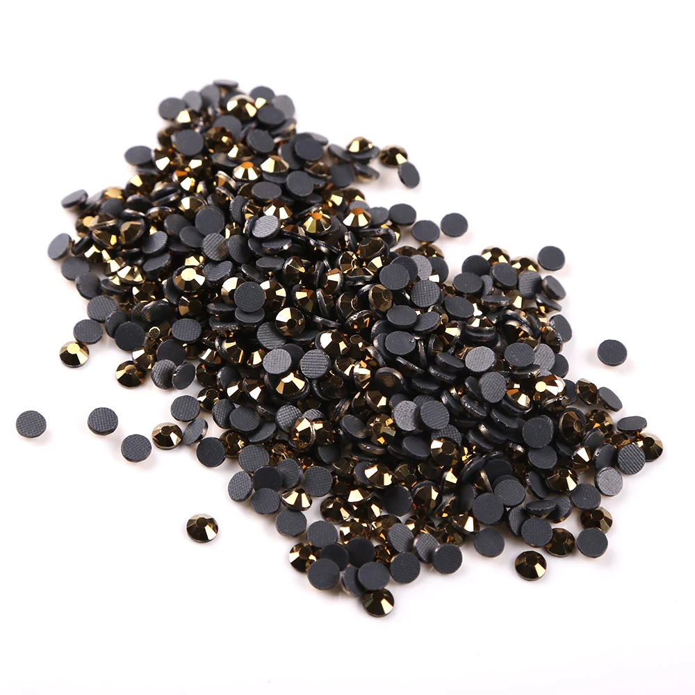 Бесплатная доставка стразы с кристаллами DMC для золотой шахты SS6-SS30 горячая