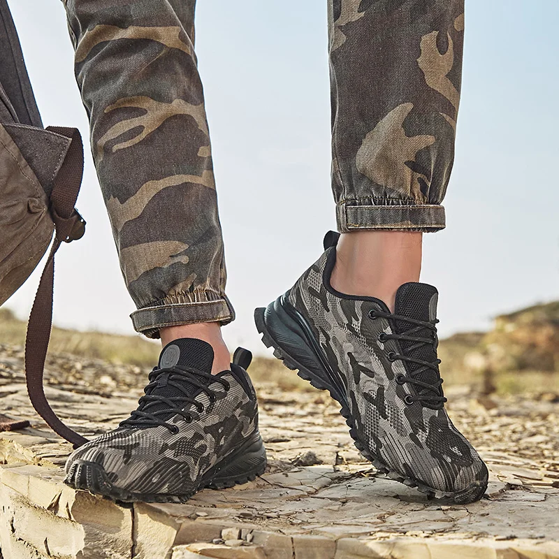 

Men's Large Size Hiking Shoes Mountain Tracking Shoes Men Sports Shoes Outdoor Jogging Trekking Sneakers Male Shoes Adult 39-50