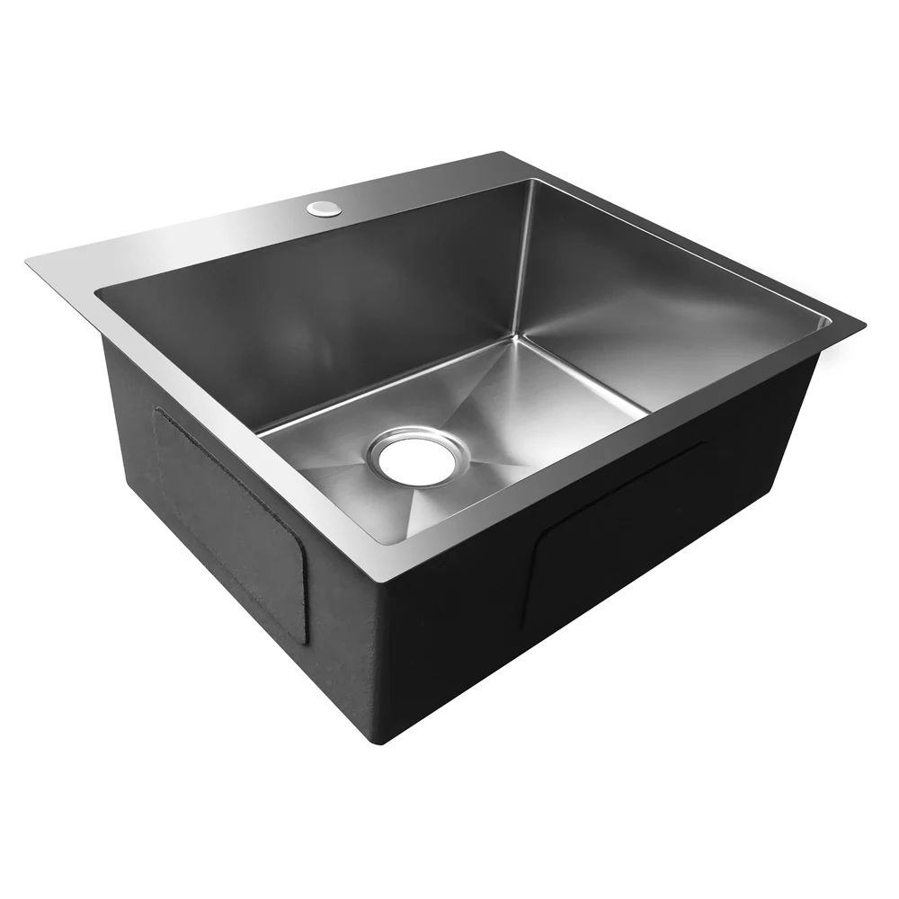 

Kitchen sink single tank 25"*22"*9''