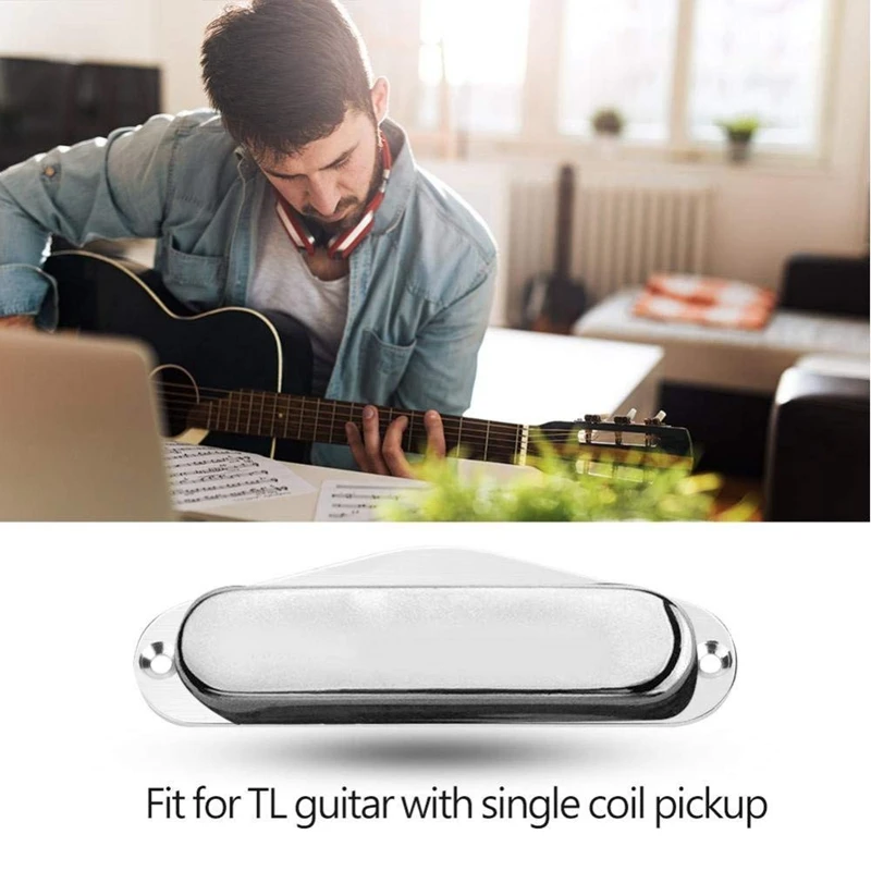 2 pcs gitarre pickup rahmen montage ring einzigen spule metall humbucker pickup ring für tl stil elektrische gitarren silber free global shippi