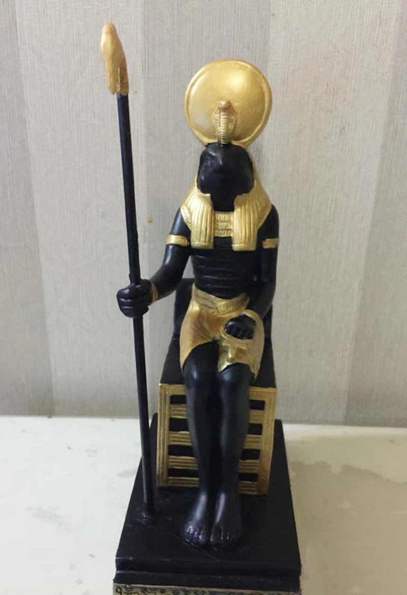 Египетские боги красоты египетская статуя для декора-сидя Isis(Auset), Osiris(Usiris), Mut, Bennu Коллекционная статуэтка, Египет