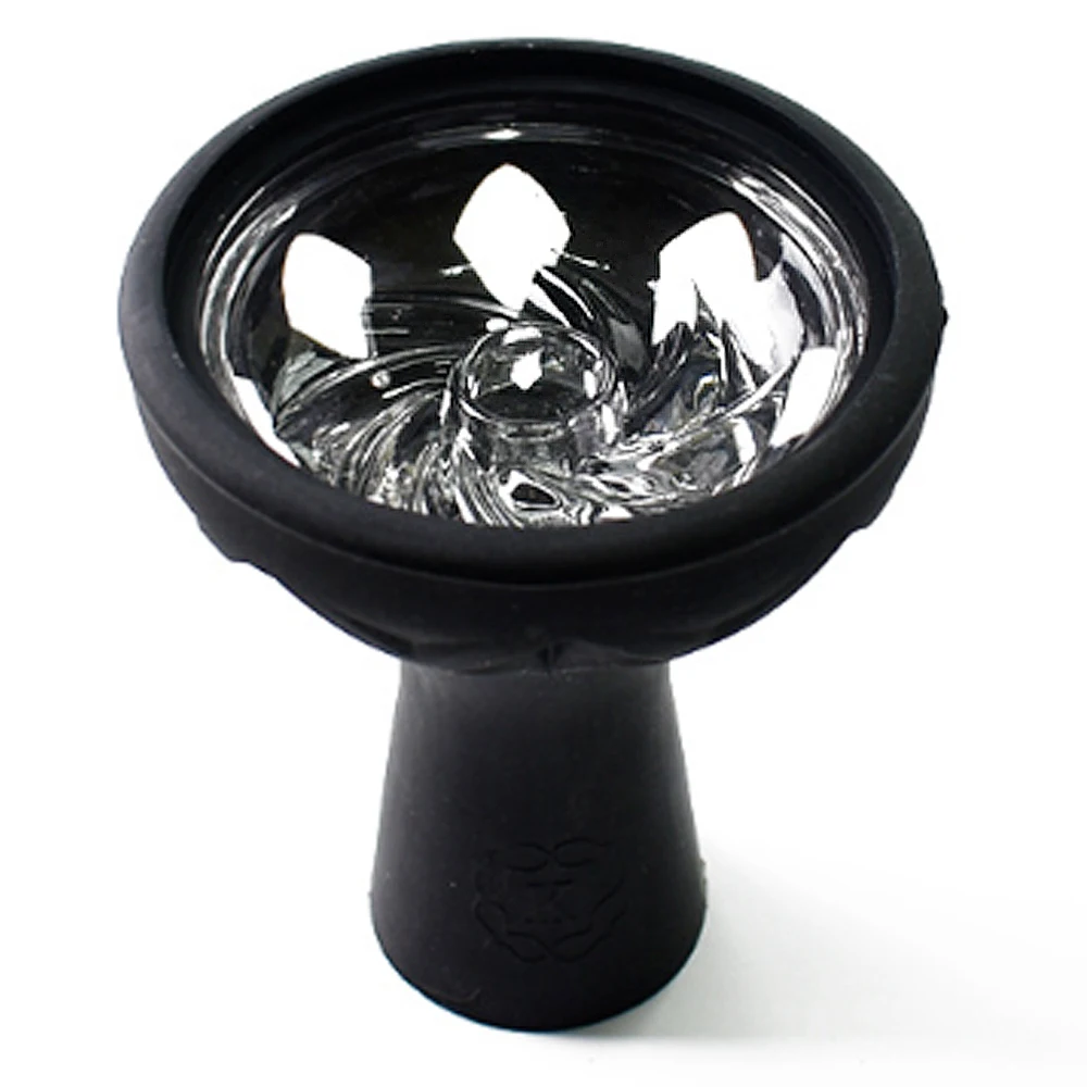 

1Pcs Silicone Hookah Bowl Glass Head Shisha Bowl With Cazoleta Chicha Nargile Wholesale Narguile Cachimbas Sheesha Accessories