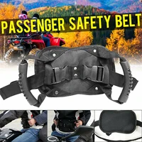 motorcycle safety belt rear seat passenger grip grab handle non slip strap with handle belly armrest atv motorboat snowmobile
