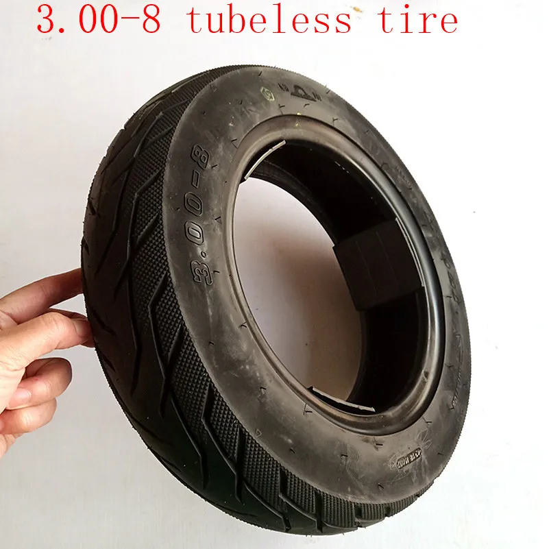 Бескамерная TireVacuum шина для скутеров размер 3 00 8 газовых и электрических