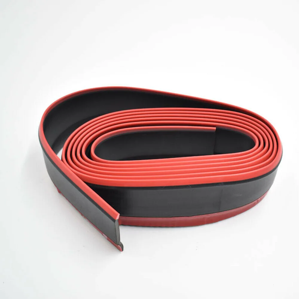 Цвета: черный красный 2 5 м авто передний бампер полоса для установки губы