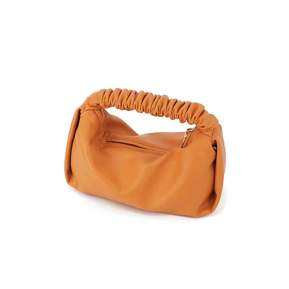 

Fashion Pleated Handbags for Women 2021 PU Leather Cloud Bag All-match Shoulder Bag Lovely Female Crossbody Bag Handle