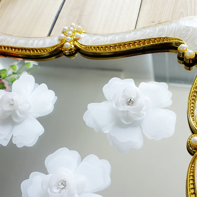 10 шт./упаковка свадебное платье с имитацией цветов украшение на голову из вуали