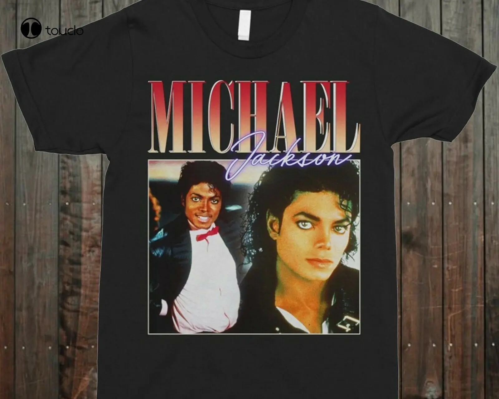 

Майкл Джексон 90-х Винтажная футболка с круглым вырезом