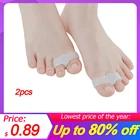 2 шт., силиконовый разделитель большого пальца стопы Sumifun, для облегчения перекрытия боли, коррекции вальгусной деформации большого пальца стопы, инструменты для выпрямления волос