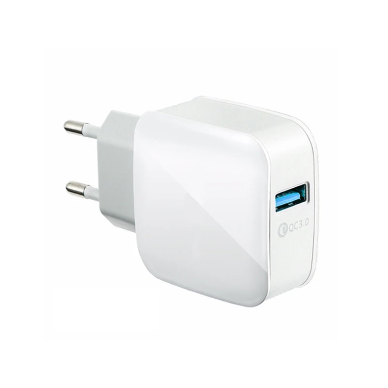 QC3.0 Быстрая зарядка 3 0 для мобильных телефонов EU US Plug настенное USB зарядное