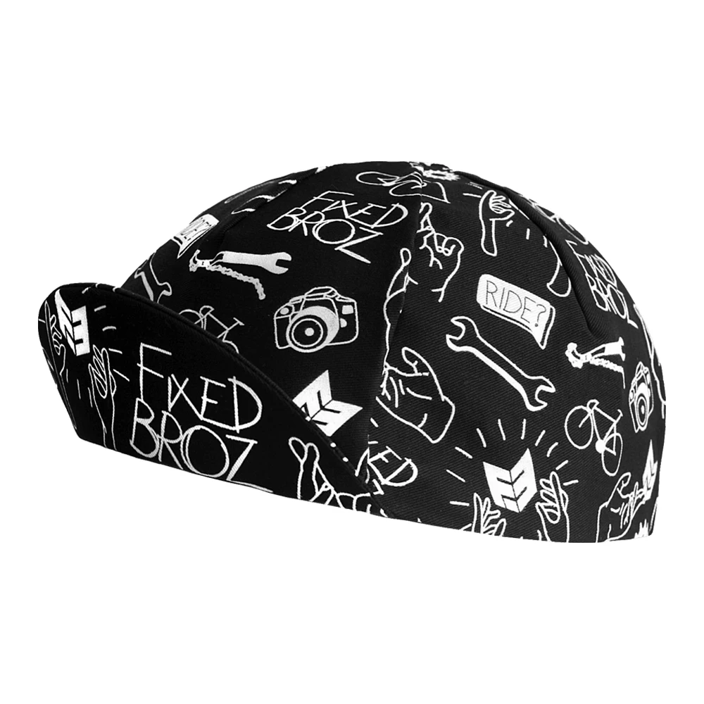 Классические черные велосипедные шапки в стиле ретро профессиональные