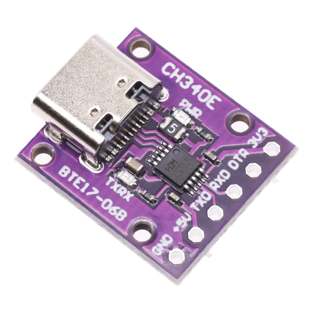 Последовательный преобразователь CH340E MSOP10 USB в TTL 5 В/3 3 В альтернатива CH340G модуль с