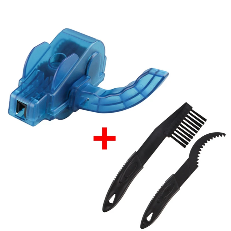 

Портативный очиститель велосипедной цепи, инструмент для мойки велосипедной щетки, инструмент для обслуживания горного велосипеда, уличны...