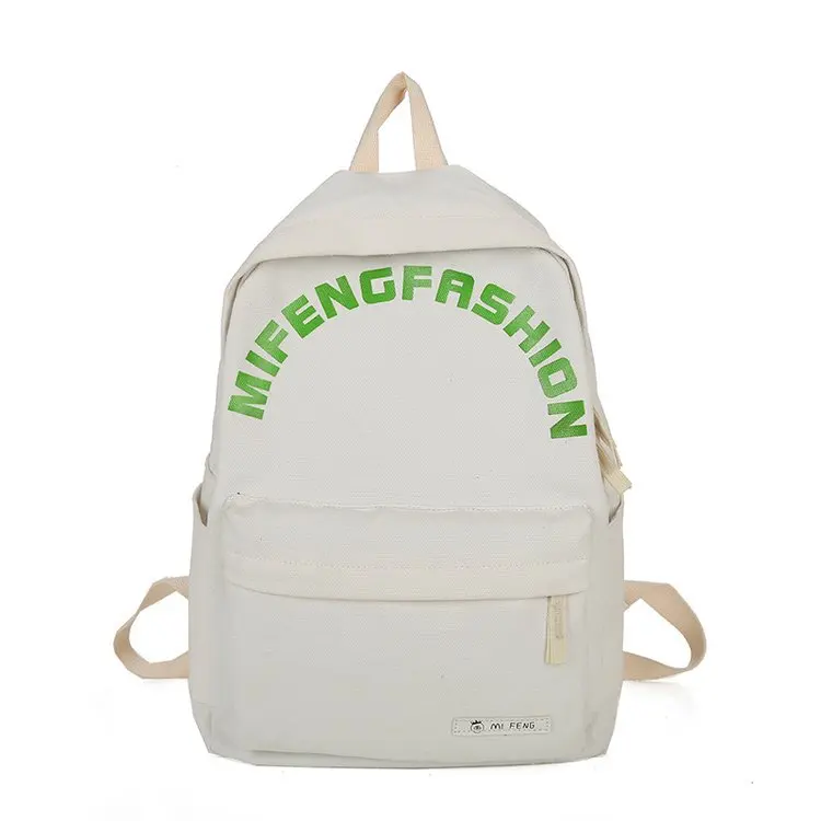 

Campus small fresh and simple versatileschoolgirl rucksack fashionable contrast color letter girl versatile schoolbag