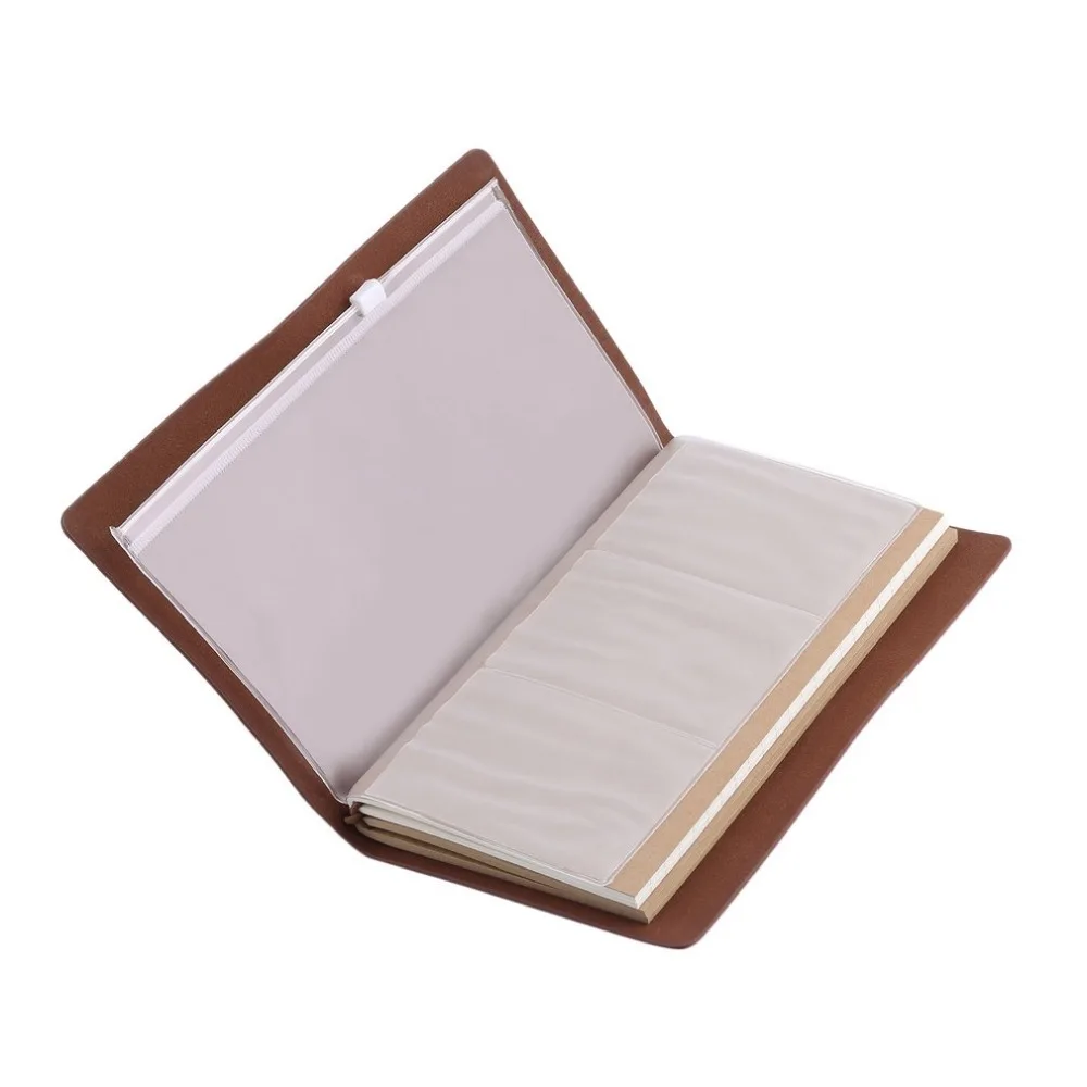 Vintage Hardcover Notebook Spiral Faux Leather Dairy Note Book School Office Supply For Students Business Notebooks Making Notes