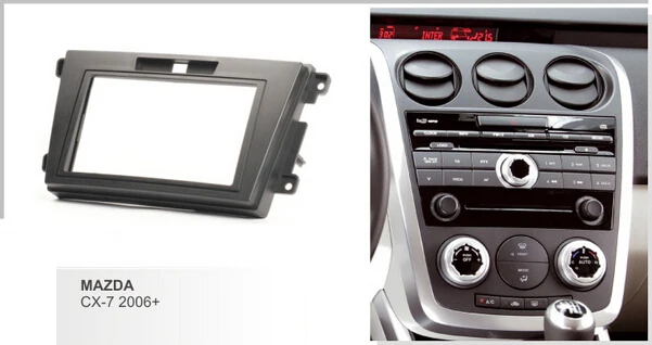 Автомагнитола Double Din для Mazda панель установки автомагнитолы CX-7 CX7 2006-2012 пластина