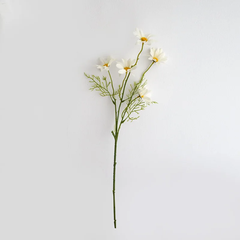 

Искусственные цветы ромашки шелковые